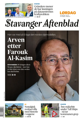 Cover of Stavanger Aftenblad