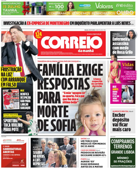 Cover of Correio da Manha Weekend