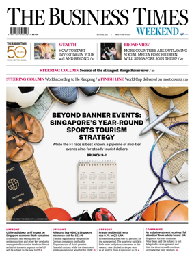 Cover of The Business Times