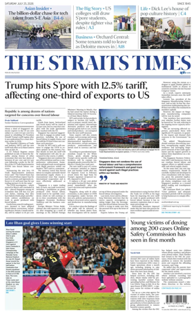 Cover of The Straits Times