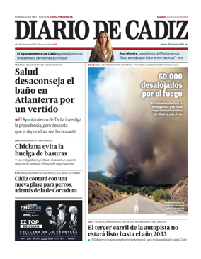 Cover of Diario de Cadiz