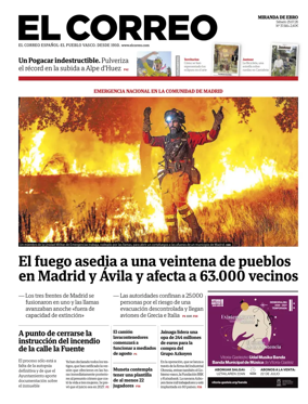 Cover of El Correo (Miranda de Ebro)