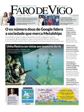 Cover of Faro de Vigo
