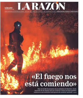 Cover of La Razon (Levante)