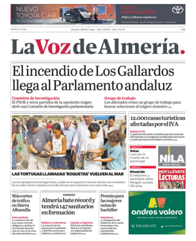 Cover of La Voz de Almeria