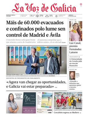 Cover of La Voz de Galicia (Carballo)