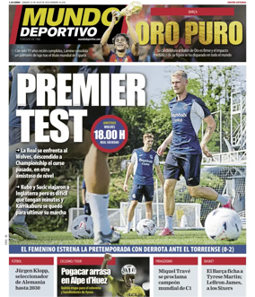 Cover of Mundo Deportivo (Gipuzkoa)