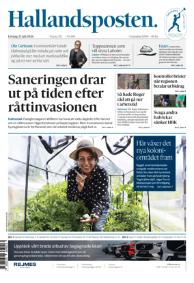 Cover of Hallandsposten