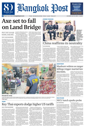 Cover of Bangkok Post