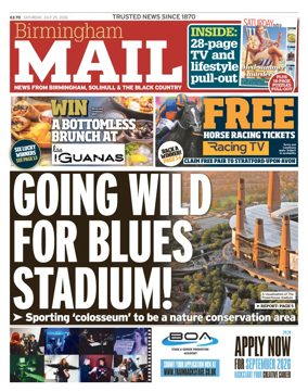 Cover of Birmingham Mail