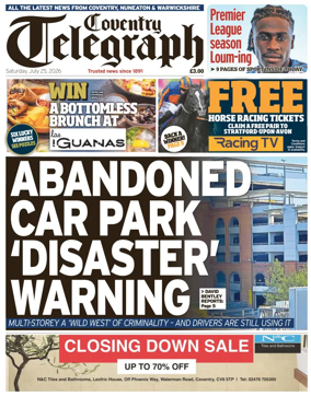 Cover of Coventry Telegraph