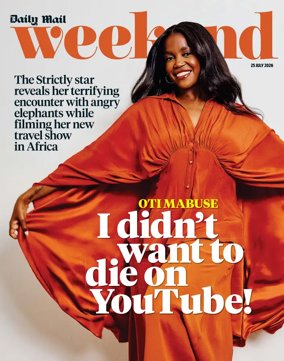 Cover of Daily Mail Weekend Magazine