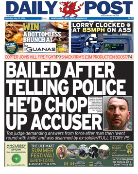 Cover of Daily Post (North Wales)