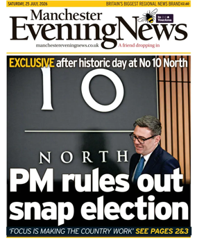 Cover of Manchester Evening News