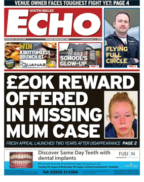 Cover of South Wales Echo