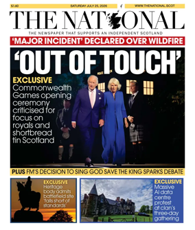 Cover of The National (Scotland)