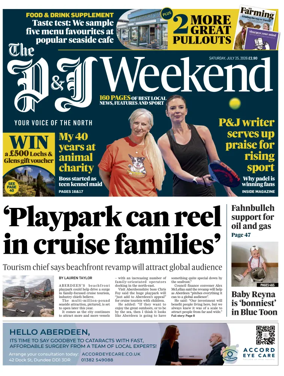 Cover of The Press and Journal (Aberdeen and Aberdeenshire)