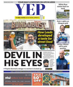 Cover of Yorkshire Evening Post