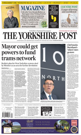Cover of Yorkshire Post
