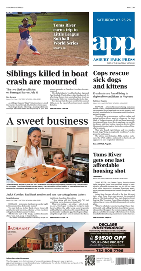 Cover of Asbury Park Press