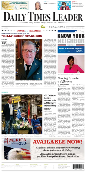 Cover of Daily Times Leader