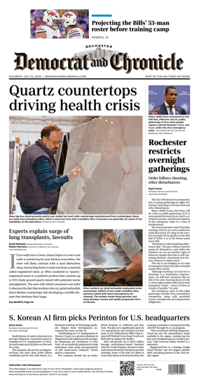 Cover of Democrat and Chronicle