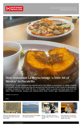 Cover of East Idaho News