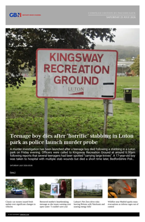 Cover of GB News UK