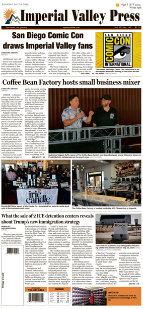 Cover of Imperial Valley Press
