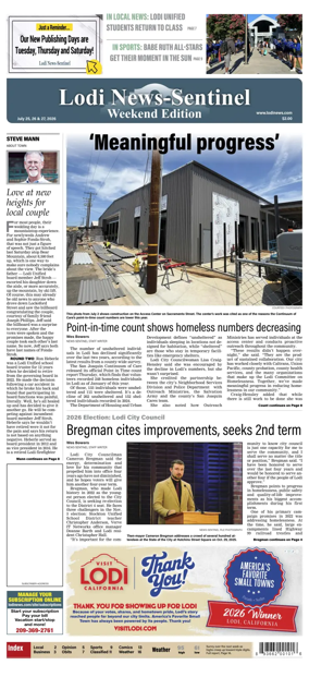 Cover of Lodi News-Sentinel