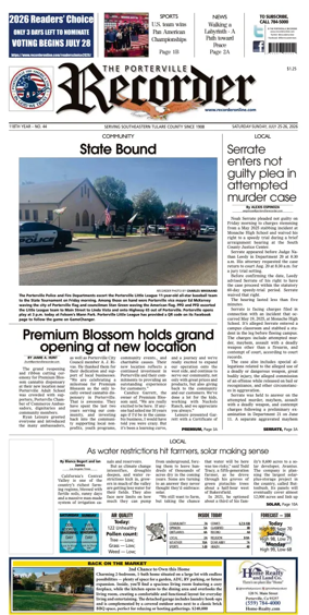 Cover of Porterville Recorder