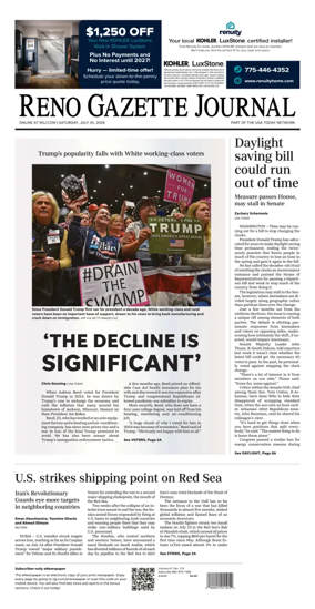Cover of Reno Gazette Journal