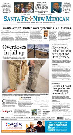 Cover of Santa Fe New Mexican