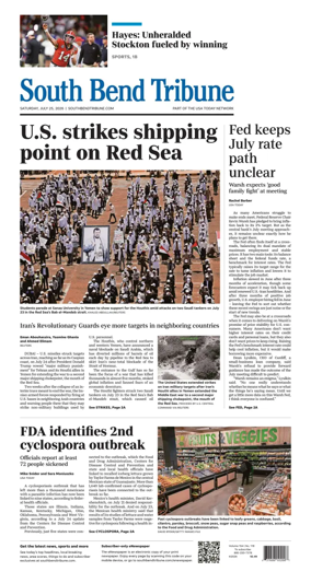 Cover of South Bend Tribune
