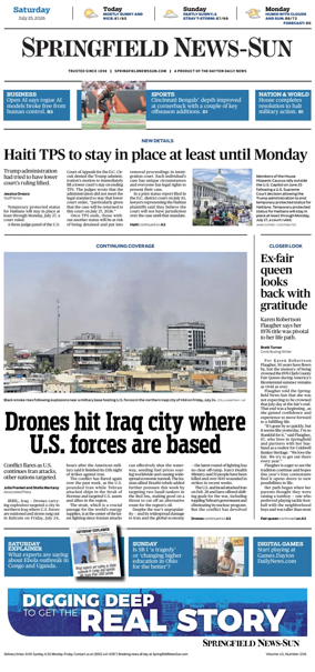 Cover of Springfield News-Sun