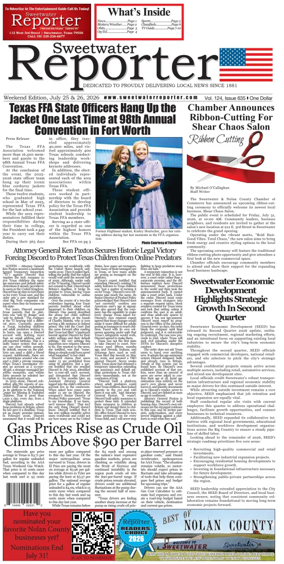 Cover of Sweetwater Reporter