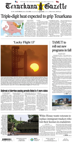 Cover of Texarkana Gazette