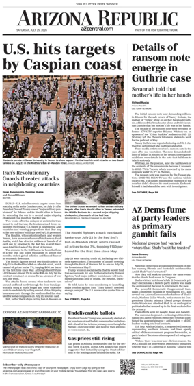 Cover of The Arizona Republic