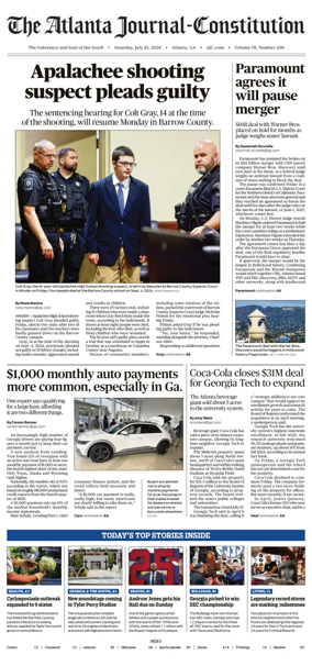 Cover of The Atlanta Journal-Constitution
