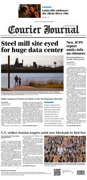 Cover of The Courier-Journal (Louisville)