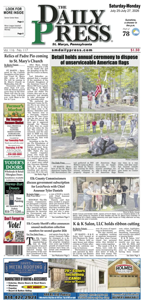 Cover of The Daily Press