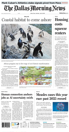 Cover of The Dallas Morning News