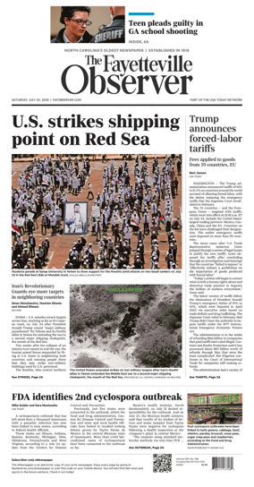 Cover of The Fayetteville Observer