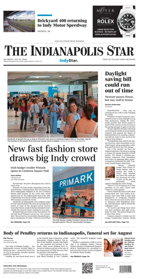 Cover of The Indianapolis Star
