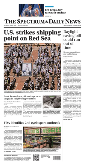 Cover of The Spectrum & Daily News