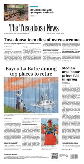 Cover of The Tuscaloosa News