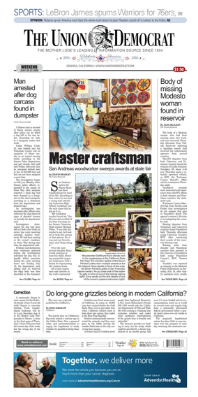 Cover of The Union Democrat