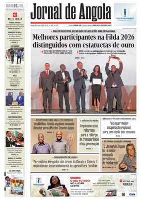Cover of Jornal de Angola