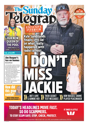 Cover of The Daily Telegraph (Sydney)
