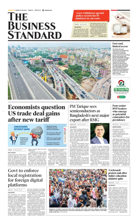 Cover of The Business Standard